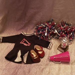 American Girl cheerleader set. Great condition!